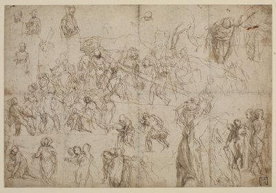 Studier til Kristus der bærer korset, 1571 ca af Veronese