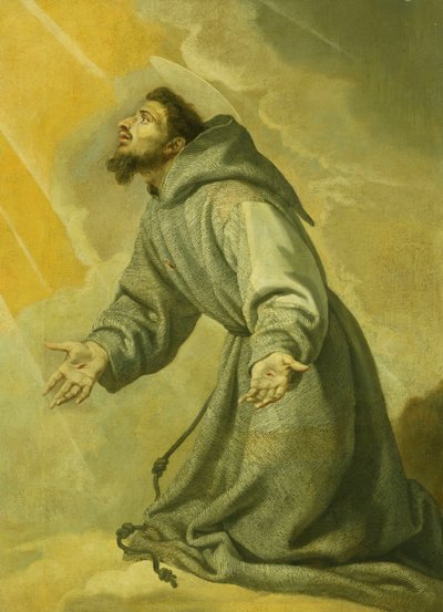 Saint Francis modtager Stigmata, af Vicente Carducho