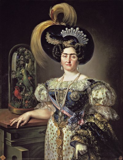 Portræt af María Francisca de Braganza y Borbón af Vicente López Portaña
