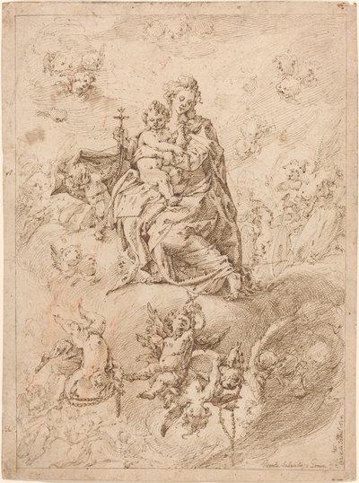 Rosenkransens Madonna af Vicente Salvador Gómez