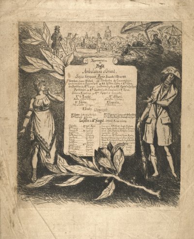 Program for opførelsen af ​​3. februar 1878, Salle Ventadour af Vicomte Ludovic Lepic