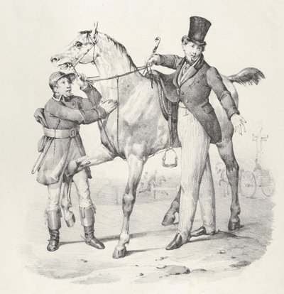 Kap. VI: Jeg kunne ikke gå, jeg går ikke længere nogen steder, 1824.. af Victor Adam