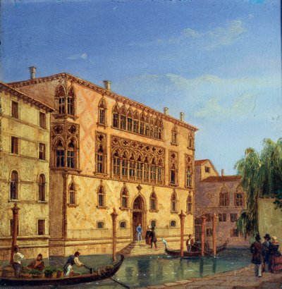 Palazzo Giovanelli, 1800-tallet af Victor Adam
