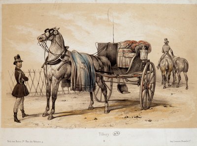 Tilbury - Litografi af Adam, ca. 1840 af Victor Adam