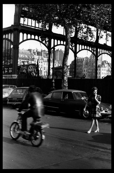Nedrivning af det centrale marked i Paris, i august 1971 (s/h foto) af Victor Baltard