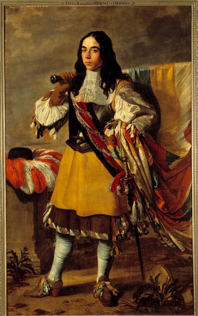 Et vægdørsmaleri af Victor Boucquet (1619-1677) 1600-tallet søn. 1,84x1,12 m af Victor Boucquet