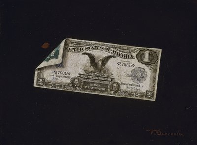 One Dollar Silver Certifikat af Victor Dubreuil