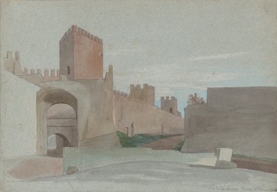 Porta San Lorenzo, Rom af Victor François Eloi Biennourry