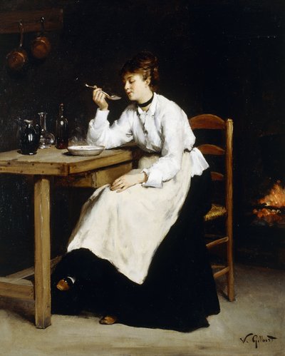 Ved ilden, af Victor Gabriel Gilbert