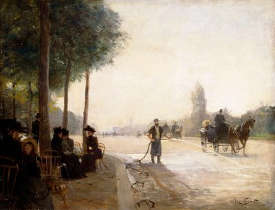Champs Elysees, Paris, af Victor Gabriel Gilbert