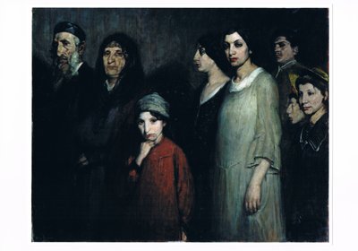 The Emigrants, ca. 1910 (olie på lærred) af Victor Hageman
