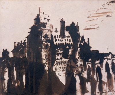 Chateau befæstet af to broer af Victor Hugo