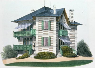 A House at Etretat, illustration fra 
