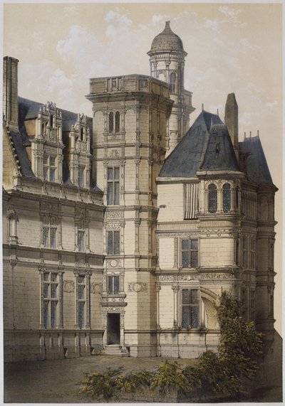 Hotel of Anjou, Angers, illustration fra 