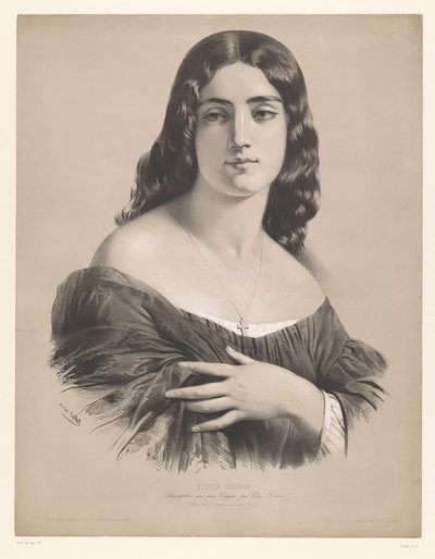 atala Atala (Chateaubriant) (titel på objekt) Studier af udvalgte kunstnere (serietitel) Etudes choisies (serietitel på objekt) af Victor Jean François Dollet