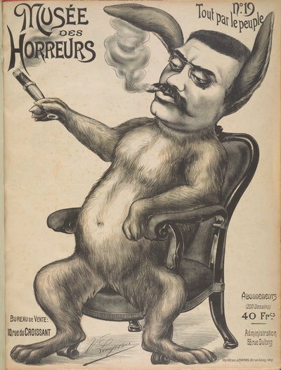 Museum of Horrors Gallery of Horrors: Alexandre Millerand, 1899. af Victor Lenepveu