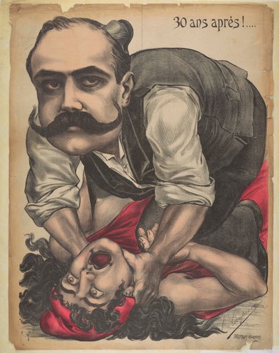 Museum of Horrors Gallery of Horrors: Alfred Dreyfus, 1899. af Victor Lenepveu