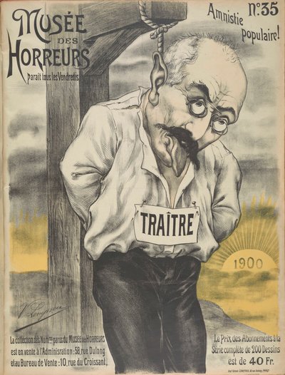 Museum of Horrors Gallery of Horrors: Alfred Dreyfus, 1900. af Victor Lenepveu