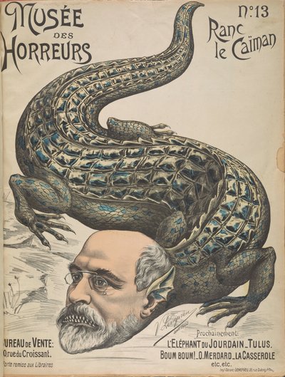 Museum of Horrors Gallery of Horrors: Arthur Ranc, 1899. af Victor Lenepveu