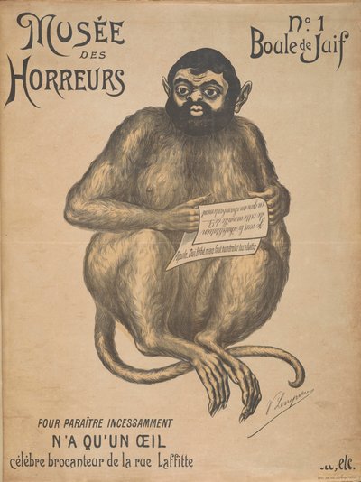 Museum of Horrors Gallery of Horrors: Joseph Reinach, 1899. af Victor Lenepveu