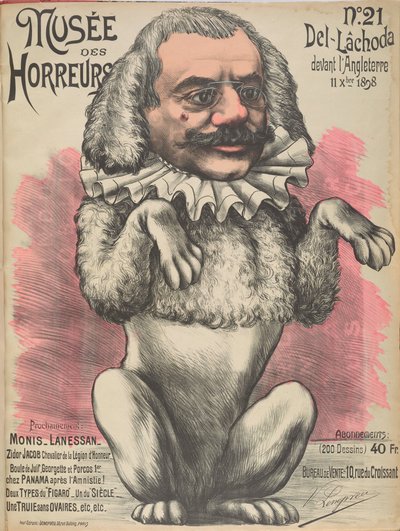 Museum of Horrors Gallery of Horrors: Théophile Delcasse, 1899. af Victor Lenepveu