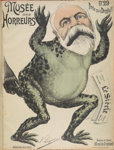 Museum of Horrors Gallery of Horrors: Yves Guyot, 1899. af Victor Lenepveu