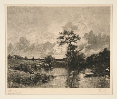 Solnedgang af Victor Louis Focillon