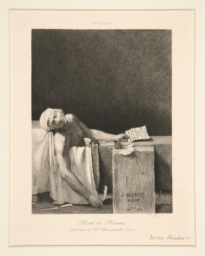 Marats død af Victor Louis Focillon