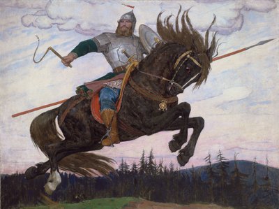 En Bogatyr, 1920 af Victor Mikhailovich Vasnetsov