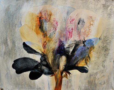 Abstrakt blomsterkomposition af Victor Tkachenko