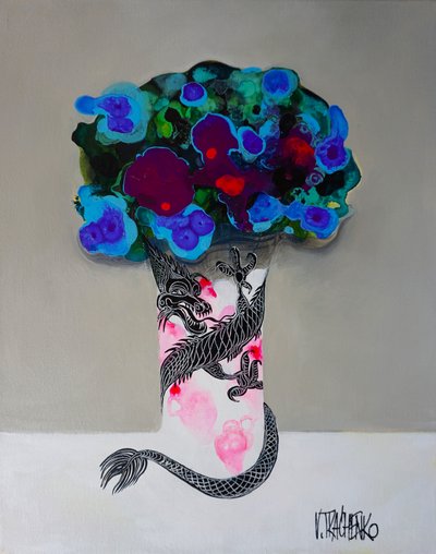 Mystiske drageblomster af Victor Tkachenko
