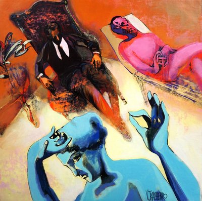 En surrealistisk terapisession af Victor Tkachenko