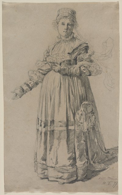 Stående Kvinde af Victor Tobler