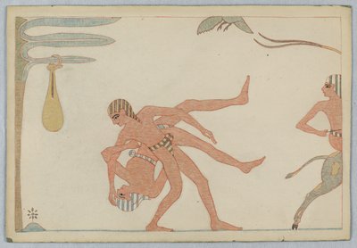 Tyvene og æselet, Illustration til Æsops fabler af Victor Wilbour