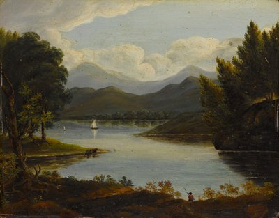 Hudson River Scene, 1830-50. af Victor de Grai