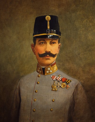 General Eduard von Bohm-Ermolli, ca. 1916 (olie på lærred) af Vienna Nedomansky Studio