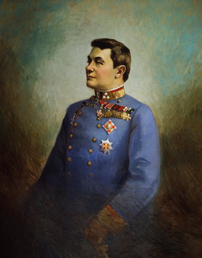 General Hermann Baron Kovess von Kovesshaza, ca. 1916 (olie på lærred) af Vienna Nedomansky Studio