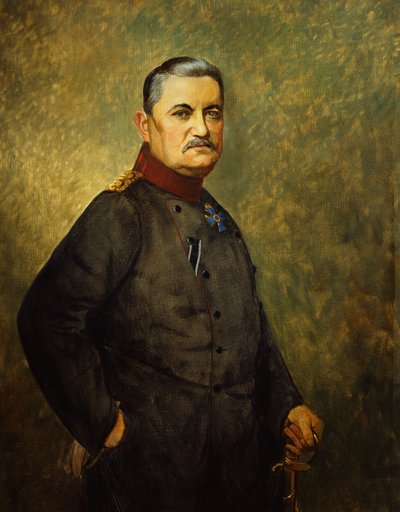 General Karl von Bulow, ca. 1916 (olie på lærred) af Vienna Nedomansky Studio