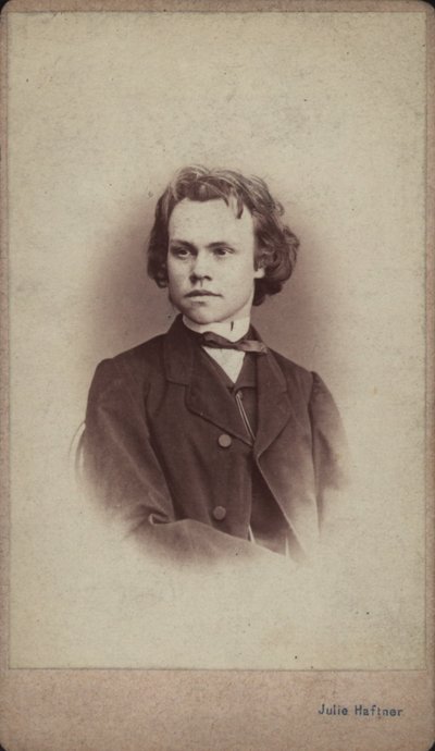 Portræt af komponisten Anton Rubinstein 1829-1894. af Vienna . Photo studio Julie Haftner