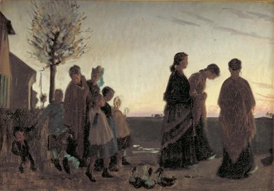 Konfirmations-søndag. Dragør af Viggo Johansen