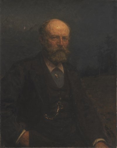 Selvportræt af Viggo Johansen