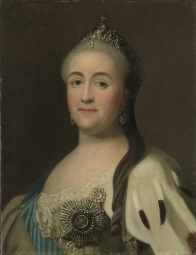 Portræt af kejserinde Catherine II 1729-1796. af Vigilius Erichsen