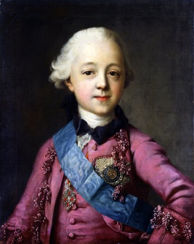 Portræt af storhertug Pavel Petrovich 1754-1801 af Vigilius Erichsen