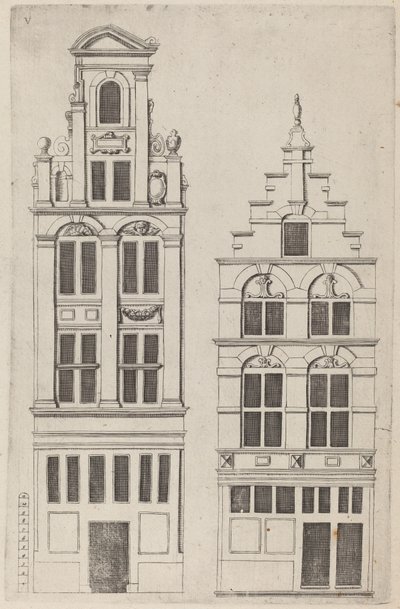 Hollandsk facadehøjde: pl. 5 af Vignola