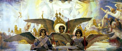 Før Paradierne, Central del, 1885-1896. af Viktor Mikhaylovich Vasnetsov