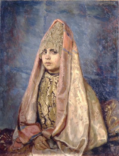Boyars kone, 1884 af Viktor Mikhaylovich Vasnetsov