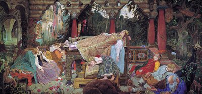 Tornerose, 1900-1926. af Viktor Mikhaylovich Vasnetsov