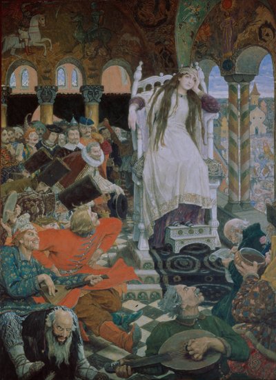 Prinsessen der aldrig smilede Nesmeyana, 1914-1916 af Viktor Mikhaylovich Vasnetsov