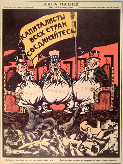 "The League of Nations: Capitalists of the World Unite" fra 