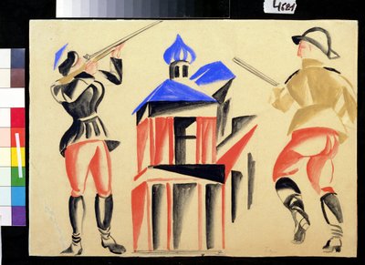Affyring (skud) af Viktor Sergeyevich (1887-1954) Bart